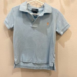 Ralph Lauren boys polo 4T, has been loved by two boys, in used condition